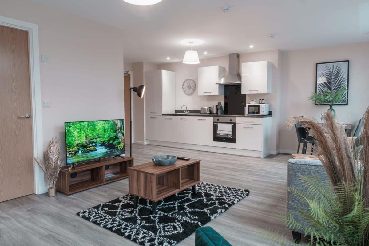 Contemporary 2 Bed Manchester Apartment - Sleeps 4 エクステリア 写真